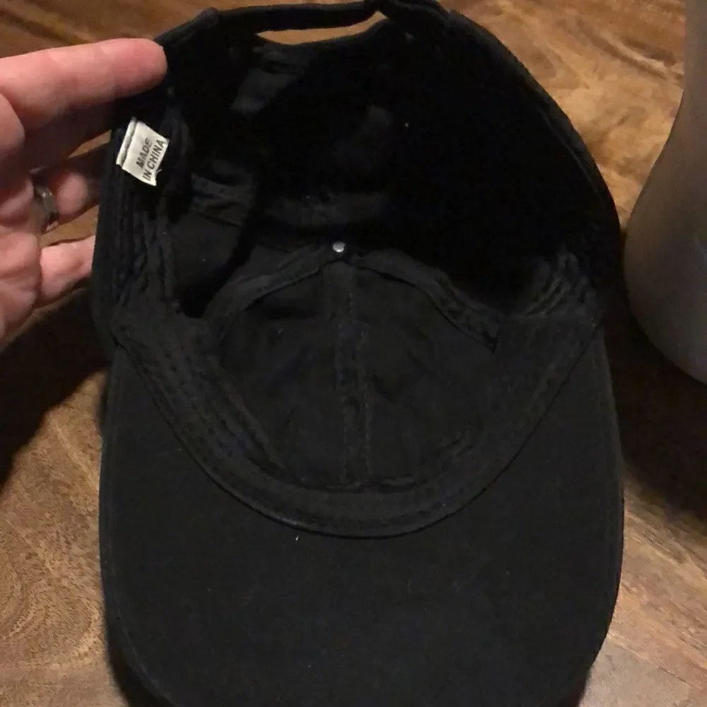 Crystal Cross Embelished Fashion Cap